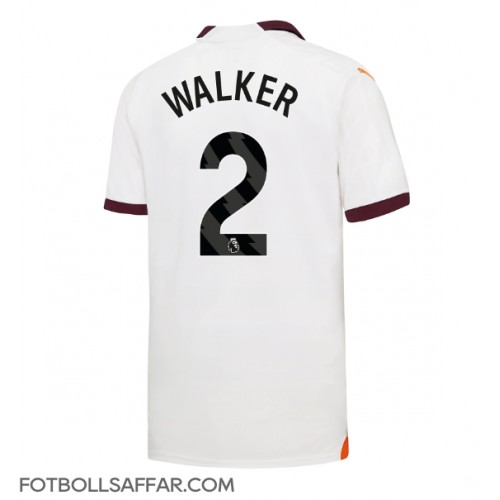 Manchester City Kyle Walker #2 Bortatröja 2023-24 Kortärmad